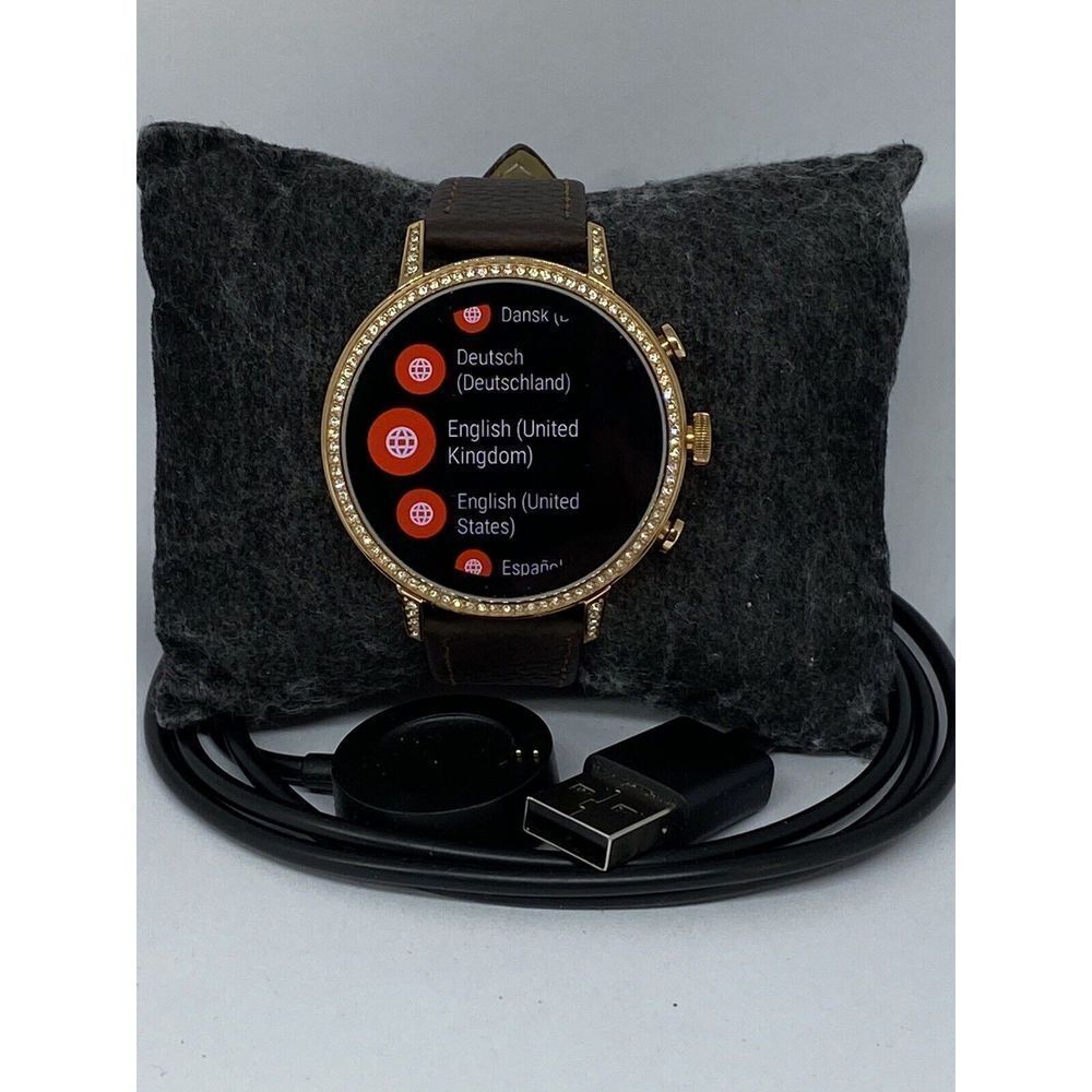 Fossil Gen 4 Authentic Digital Dial Smart Watch Custom Band FTW6011 CR142